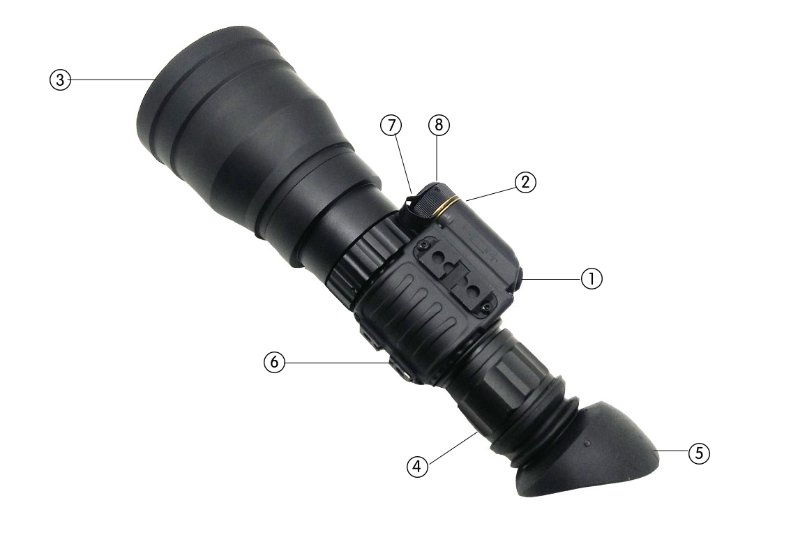 نظارات الرؤية الليلية المقاومة للماء HP-DM3016 IP67